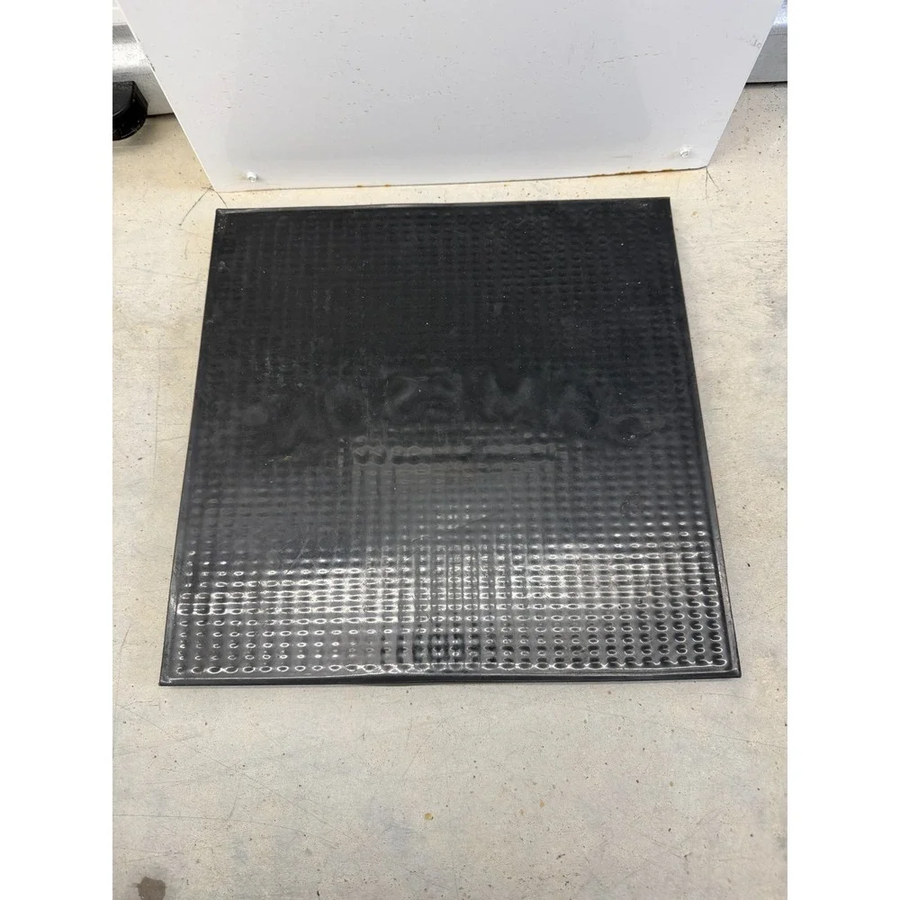 Jameson Irish Whiskey Heavy-Duty Bar Spill Mat Black Flexible Non-Slip Rectangle